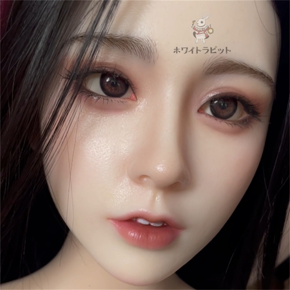ヘッド単品 硬質シリコン 「ホワイトラビットA32」 リアルドール 等身大ドール 職人メイク済み M16