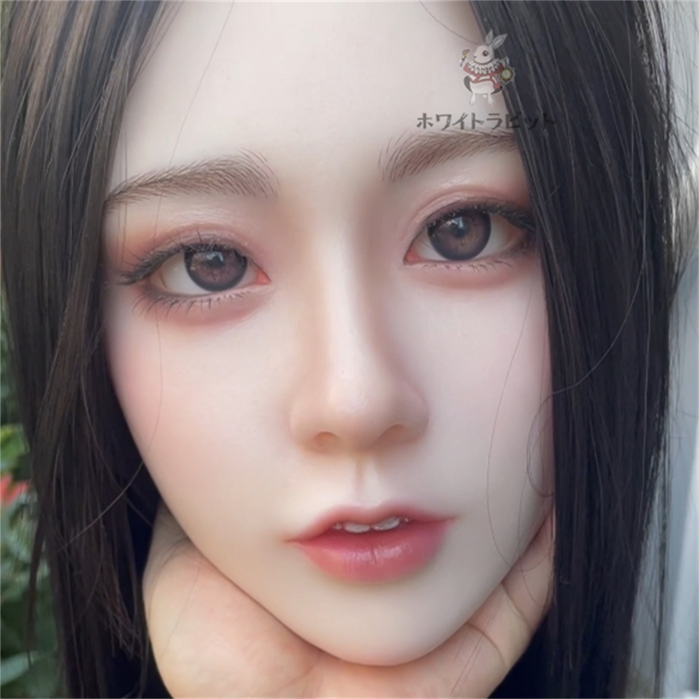 ヘッド単品 硬質シリコン 「ホワイトラビットA32」 リアルドール 等身大ドール 職人メイク済み M16