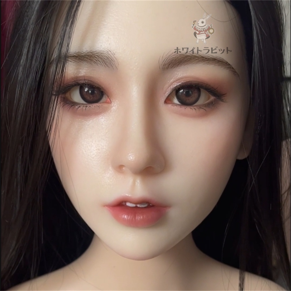 ヘッド単品 硬質シリコン 「ホワイトラビットA32」 リアルドール 等身大ドール 職人メイク済み M16