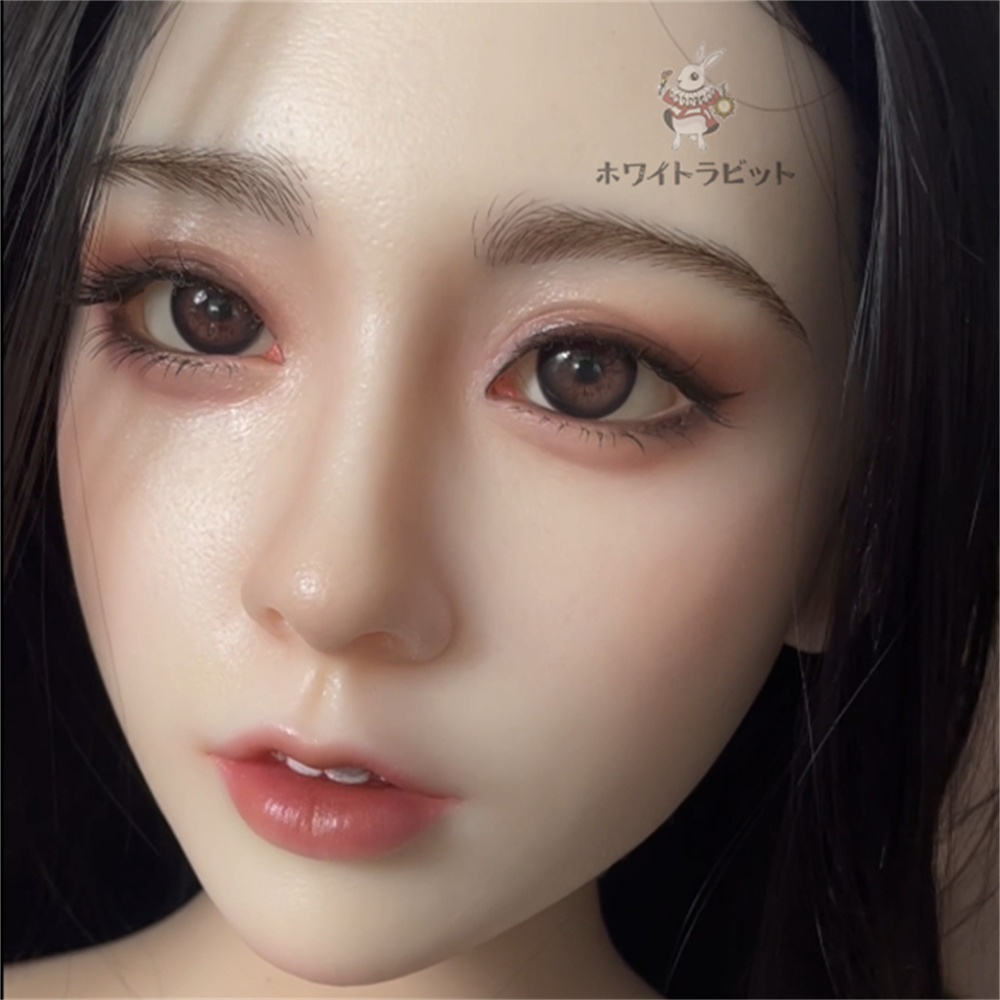 ヘッド単品 硬質シリコン 「ホワイトラビットA32」 リアルドール 等身大ドール 職人メイク済み M16