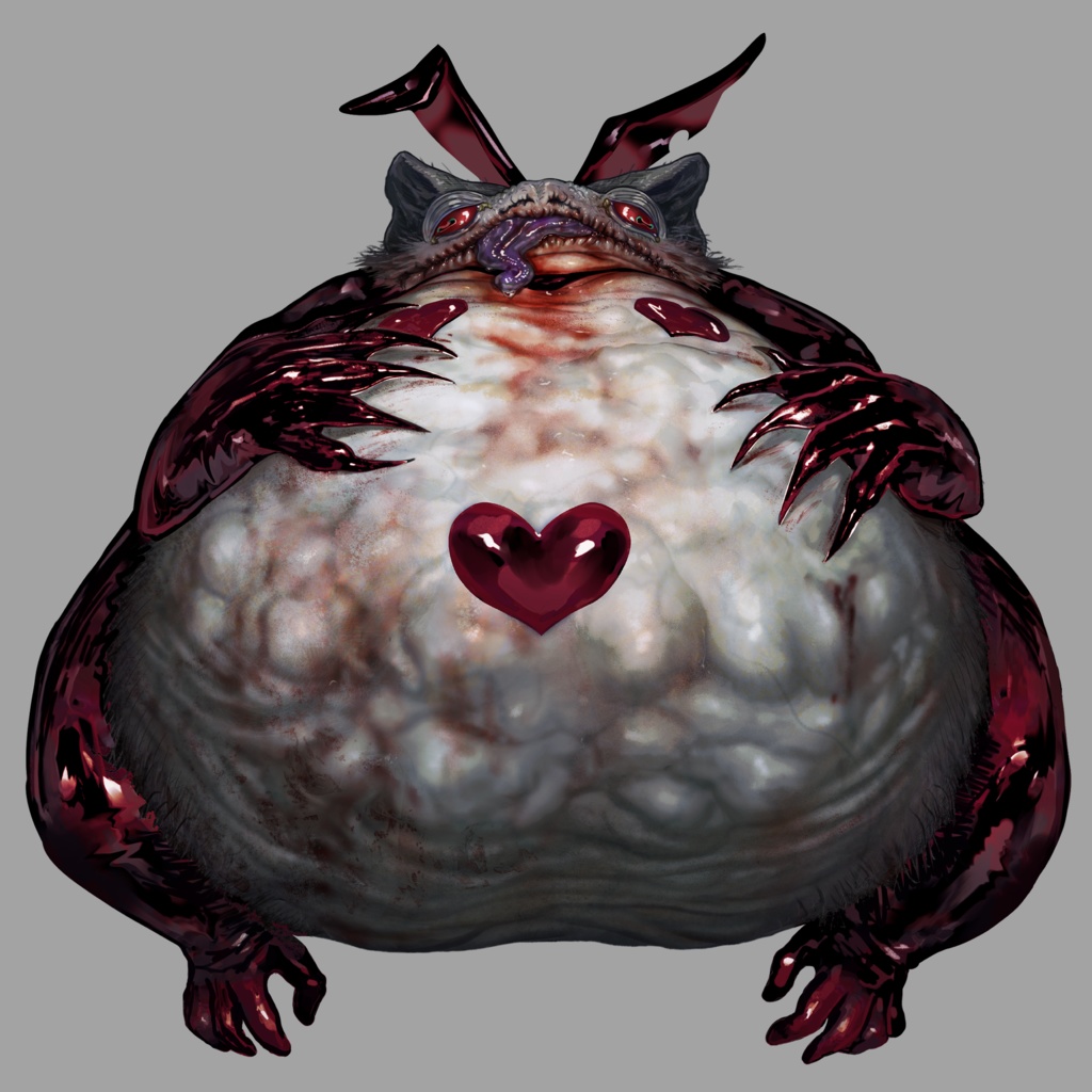 【クトゥルフ神話生物素材】ツァトゥグァ（逆バニー）