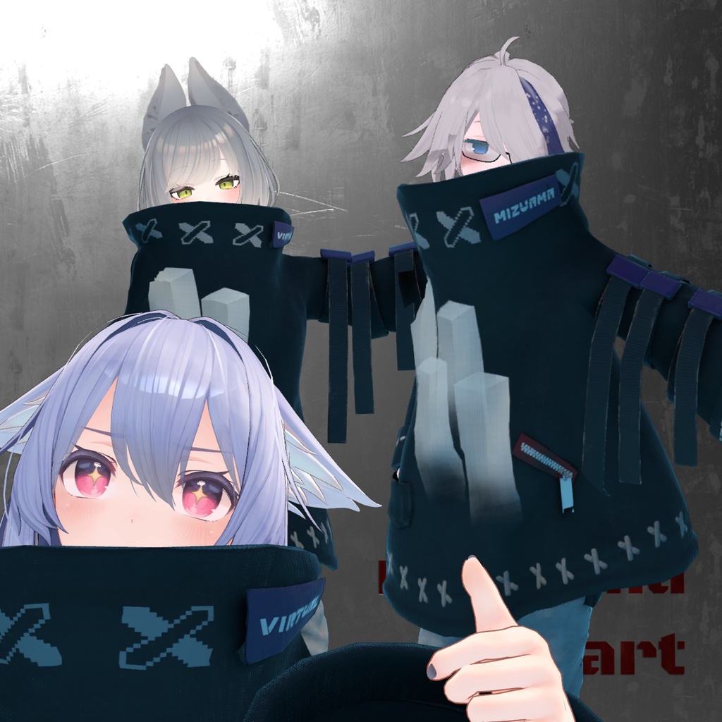 【VRChat向け衣装】レネゲイド・クロス