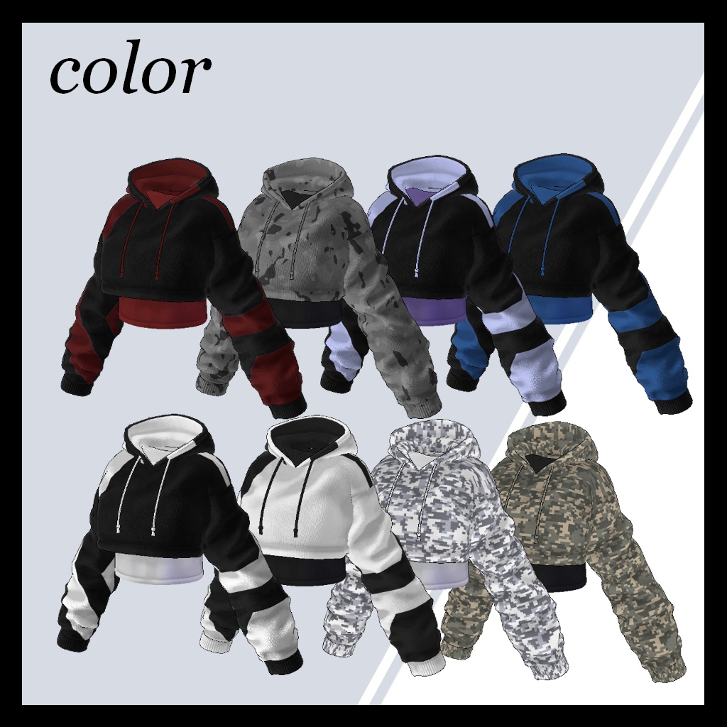 ショートパーカー&スウェット