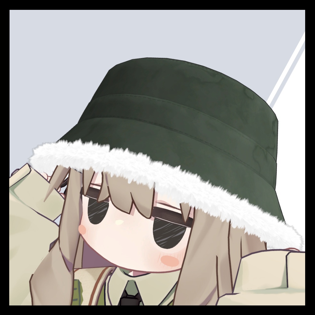 もこもこバケットハット