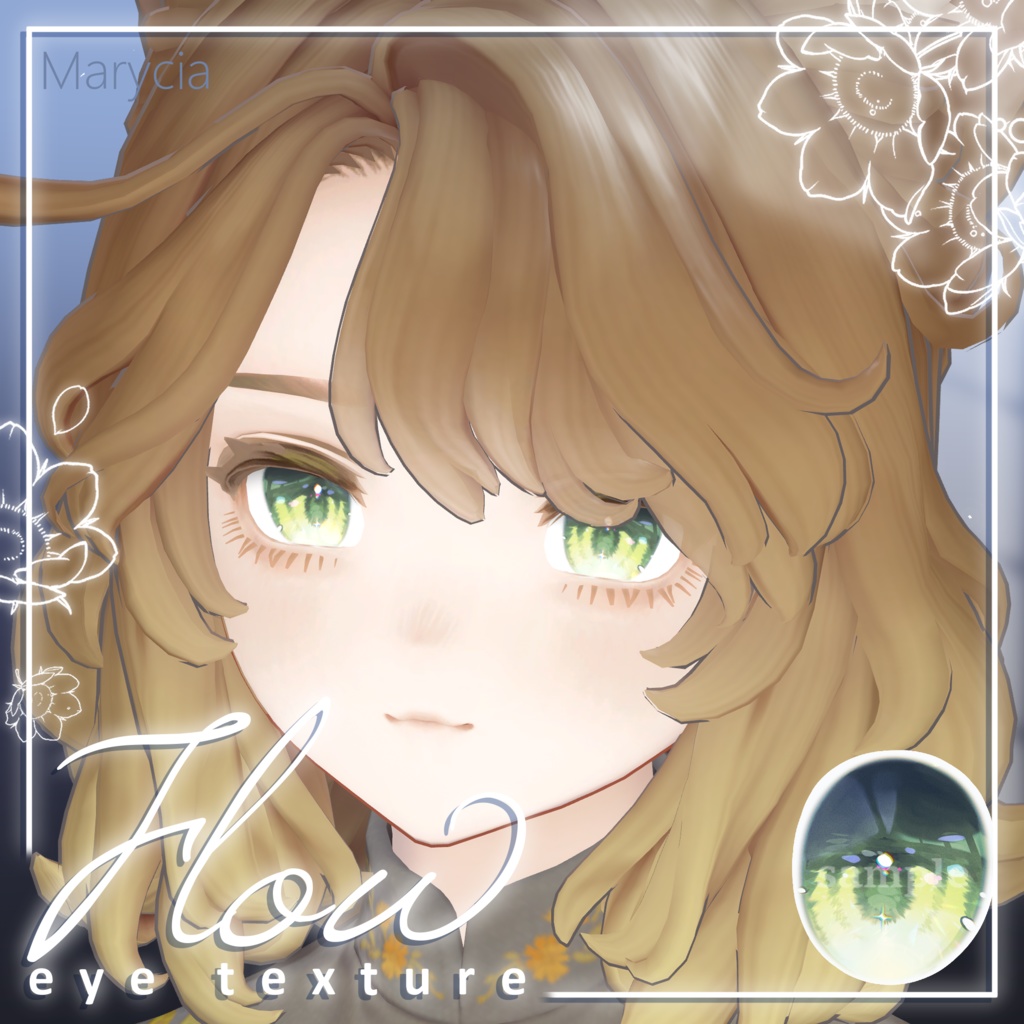 [23アバター対応]🫧Flow eye texture🫧 缩略图 21