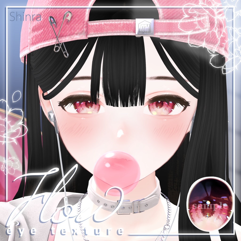 [23アバター対応]🫧Flow eye texture🫧 缩略图 2