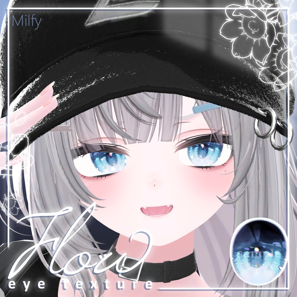 [23アバター対応]🫧Flow eye texture🫧 缩略图 9