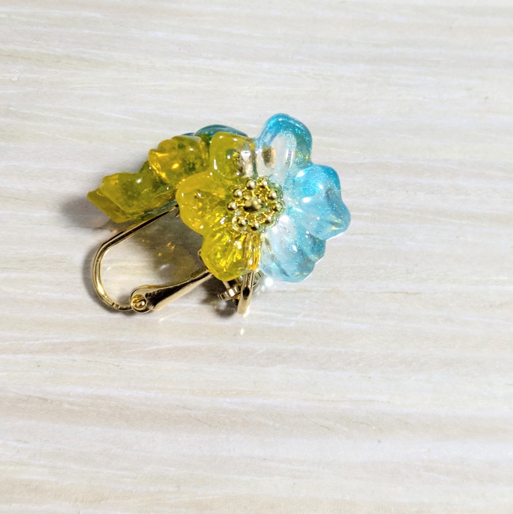 【非公式】MECHATU-A フラワーイヤリング/ピアス