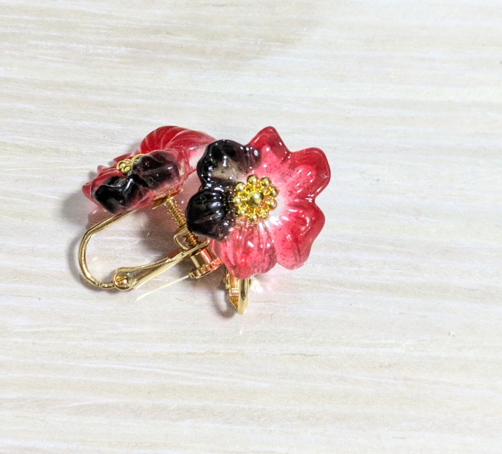 【非公式】MECHATU-A フラワーイヤリング/ピアス