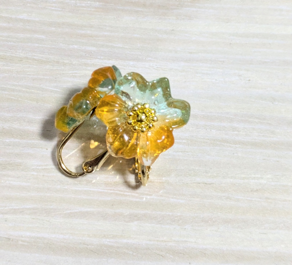 【非公式】MECHATU-A フラワーイヤリング/ピアス