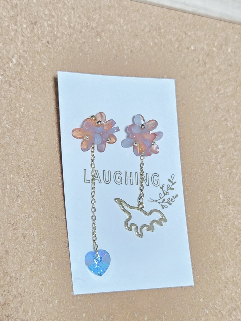 【非公式】MECHATU-A イメージフラワーイヤリング/ピアス