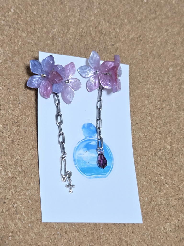 【非公式】MECHATU-A イメージフラワーイヤリング/ピアス