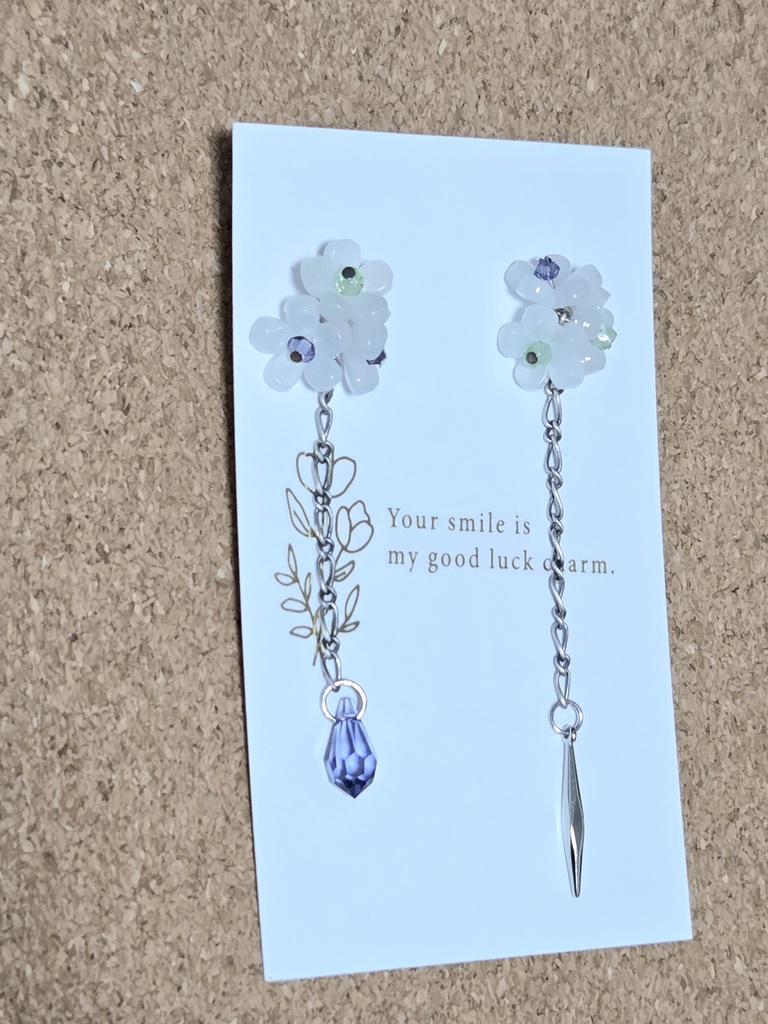 【非公式】MECHATU-A イメージフラワーイヤリング/ピアス