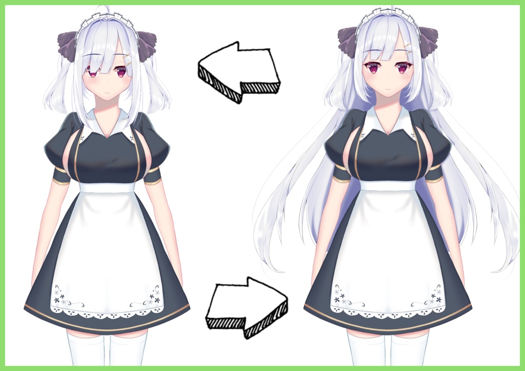 【FaceRig対応】モデル三号【Live2dモデル】