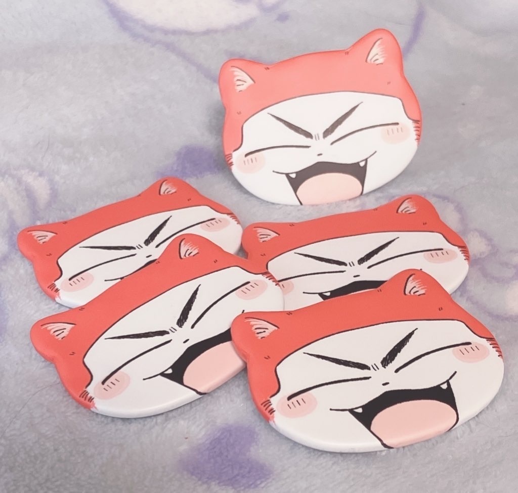 猫ちゃん花道缶バッジ