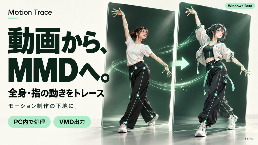ダンスモーション骨格トレースソフト