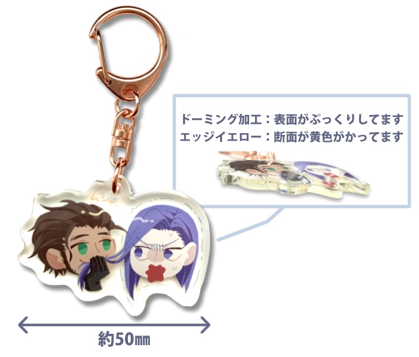 クロロレアクリルキーホルダー
