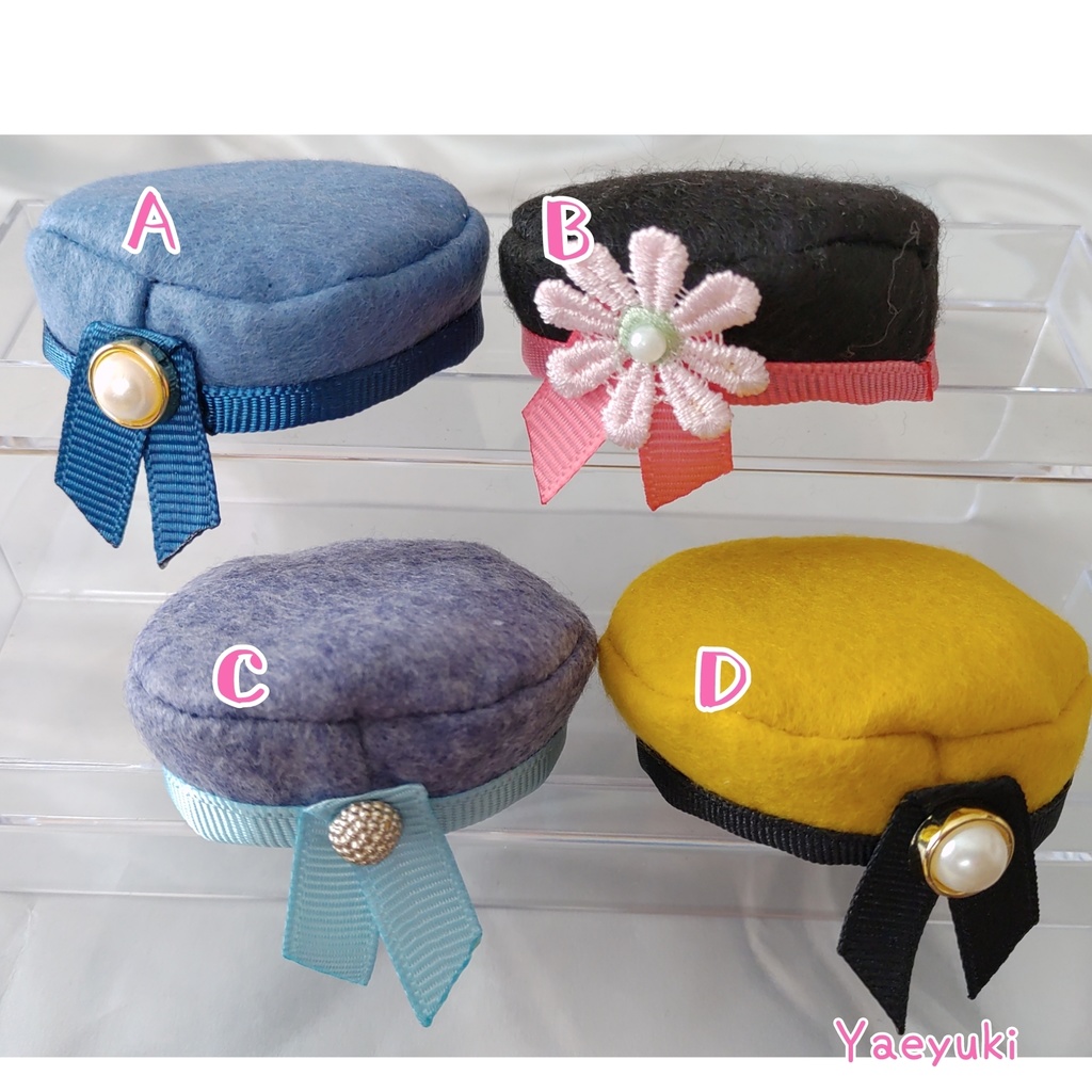 *ハンドメイド*10㎝ぬいぐるみ用ベレー帽バラ売り