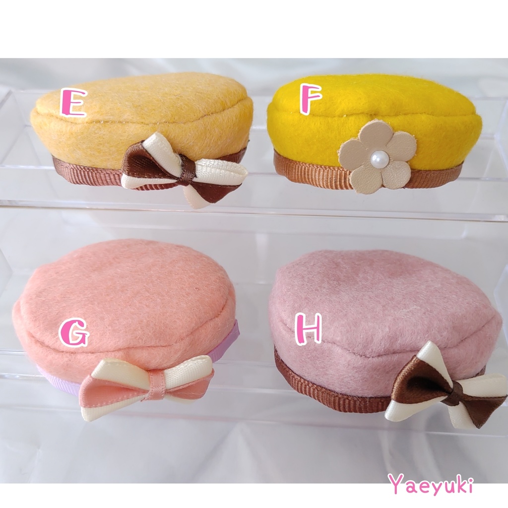 *ハンドメイド*10cmぬいぐるみ用ベレー帽バラ売り