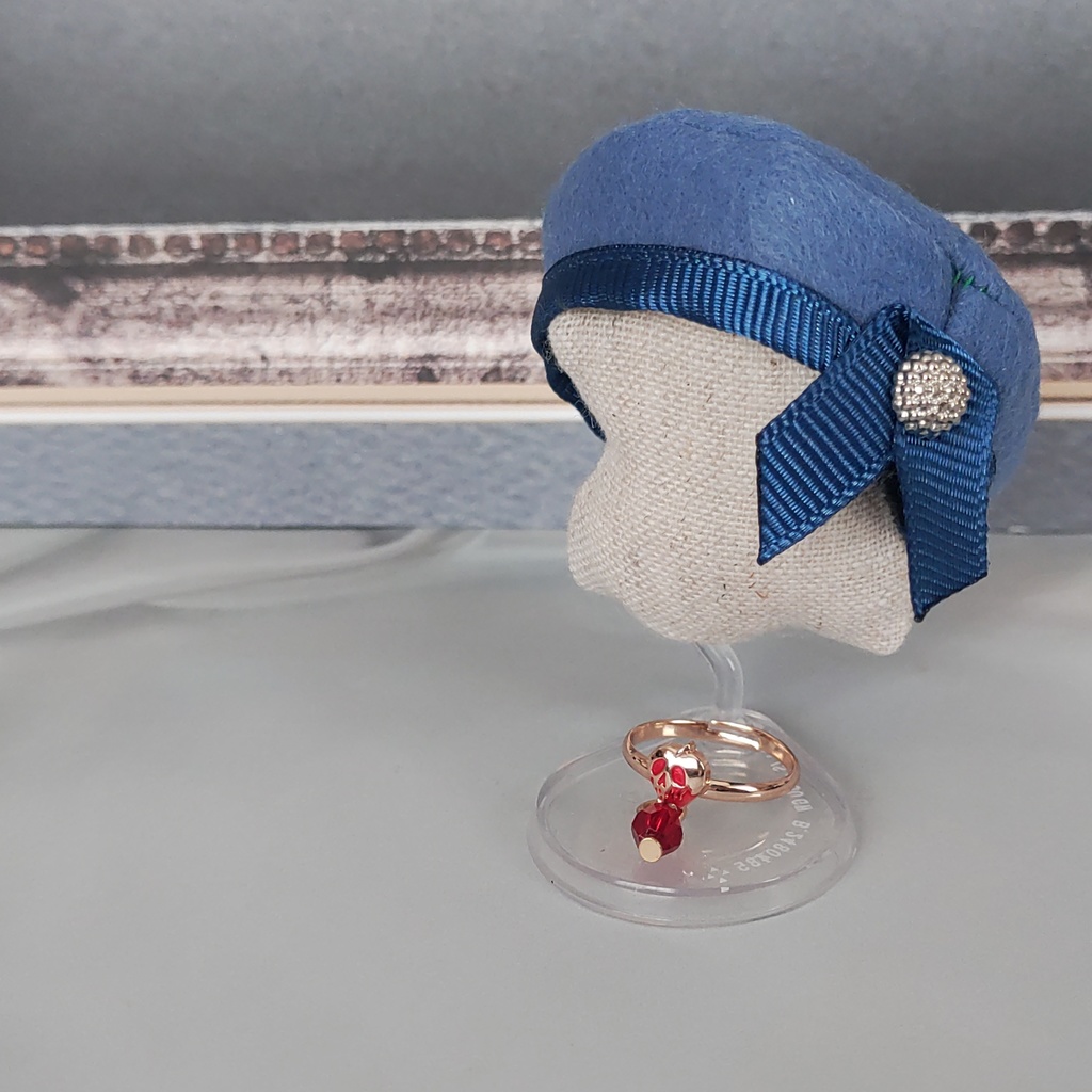 *ハンドメイド*10㎝ぬいぐるみ用ベレー帽B
