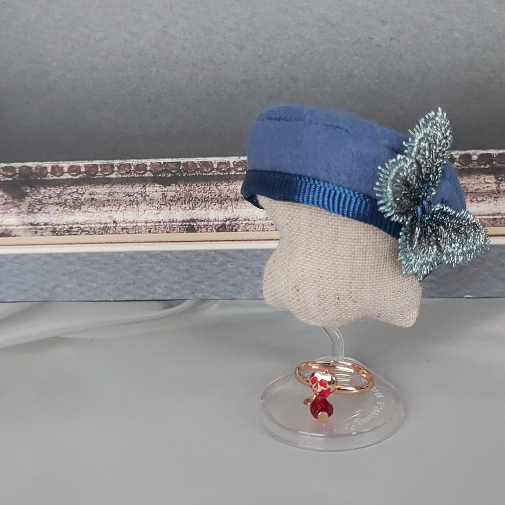 *ハンドメイド*10㎝ぬいぐるみ用ベレー帽BB