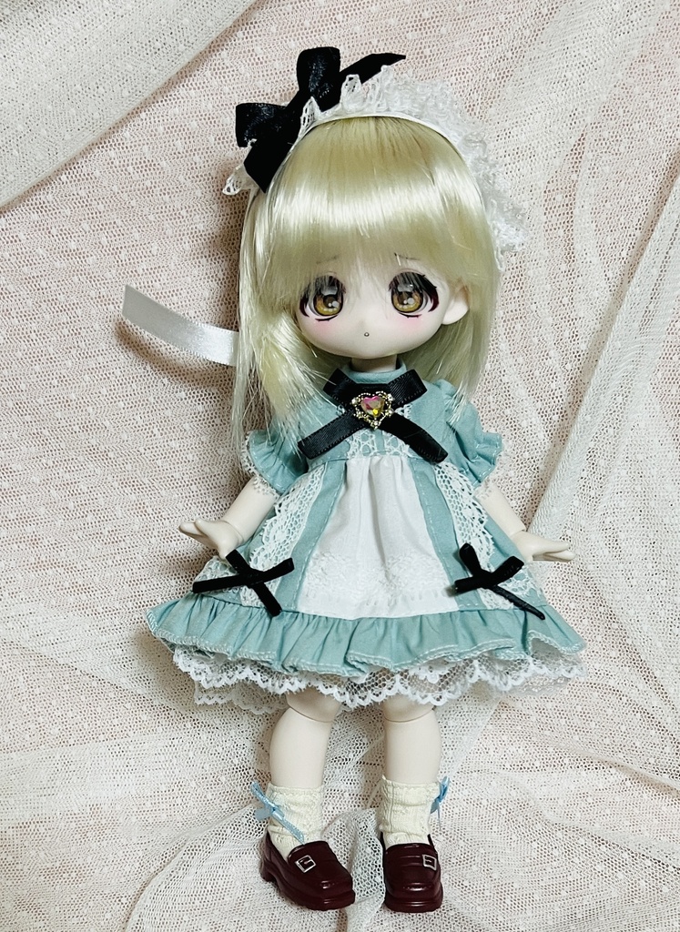 ボニバニ用　ワンピセット　黒リボン