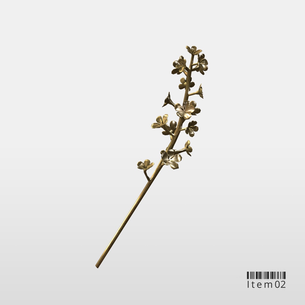 Flower brooch［3Dアクセサリー］