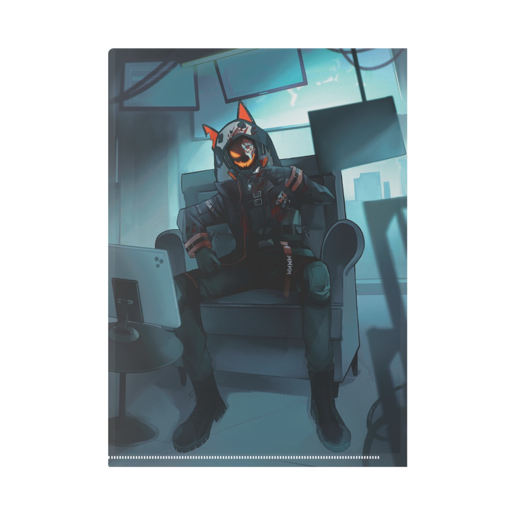 犬影勇燈キービジュアルクリアファイル