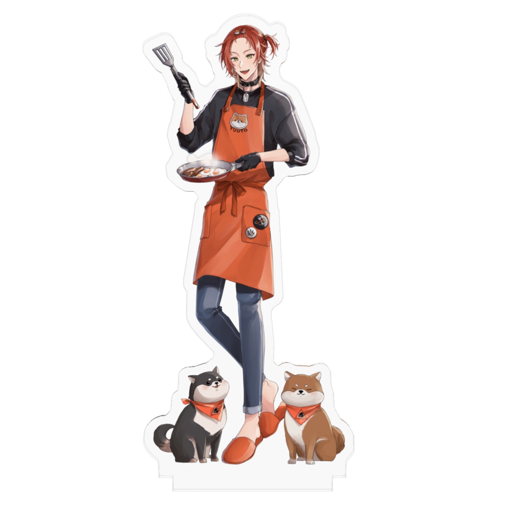 犬影勇燈エプロン姿立ち絵アクスタ