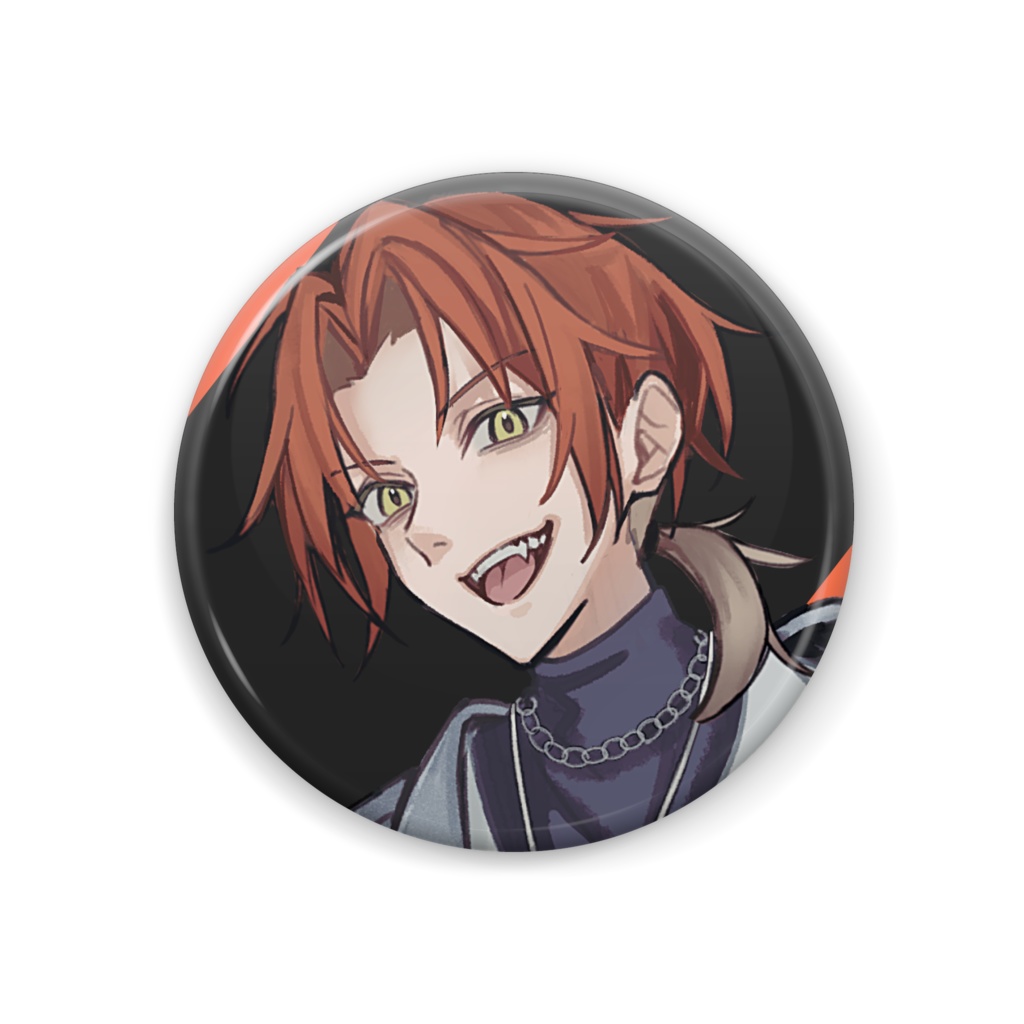 犬影勇燈誕生日ローポニテ立ち絵缶バッジ