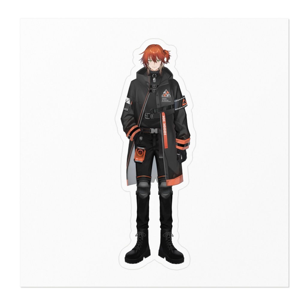 犬影勇燈通常立ち絵ステッカー