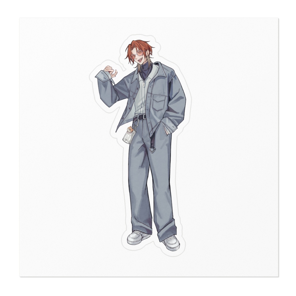 犬影勇燈誕生日・カラグラ立ち絵ステッカー