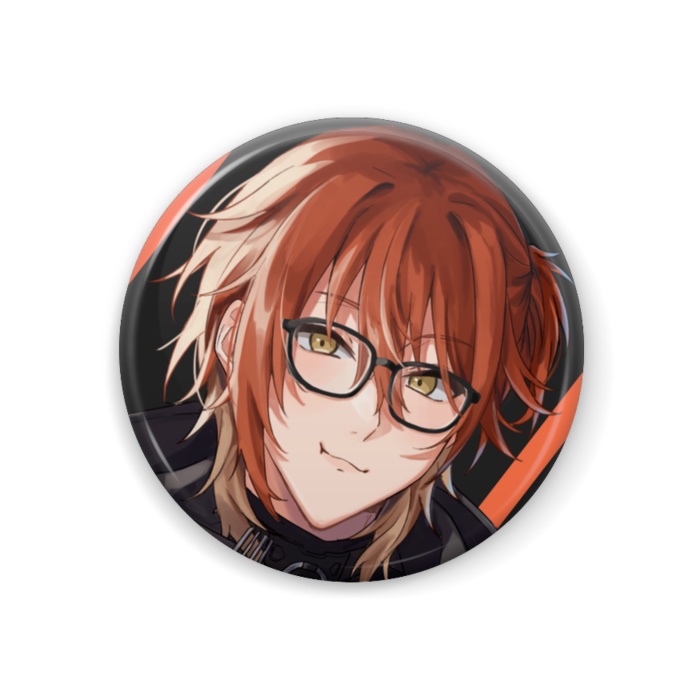 犬影勇燈ハフアニ缶バッジ