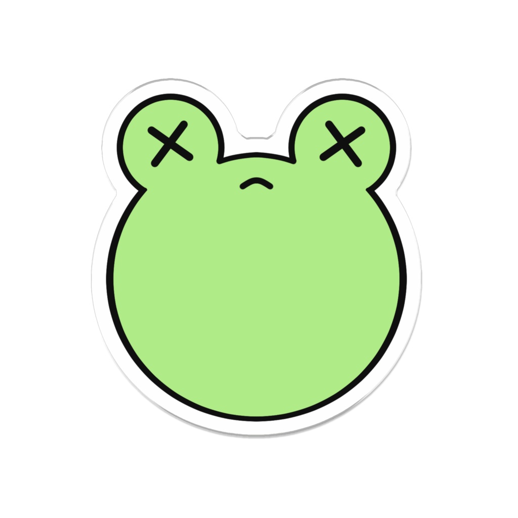 カエルのアクリルピンバッジ(6種類)