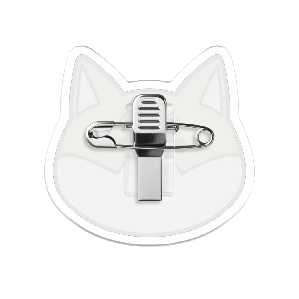 いぬのアクリルピンバッジ(4種類)