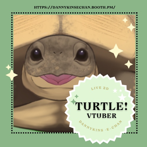 【live2dモデル】Turtle / トゥテル (Vtube Studio)/(Vtubeスタジオ)