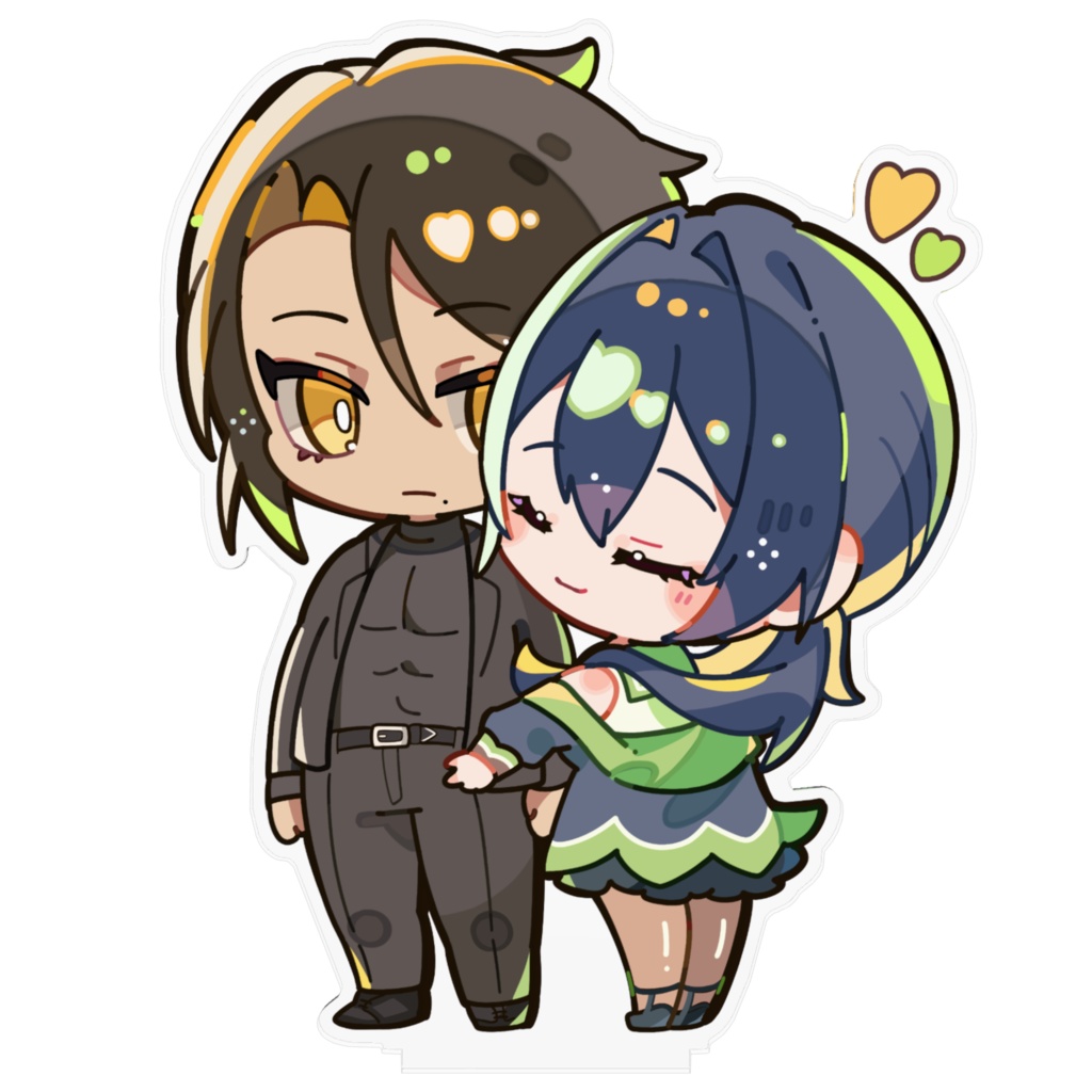 【神鳥邸の午睡】美鶴と仁科デフォルメアクリルフィギュア