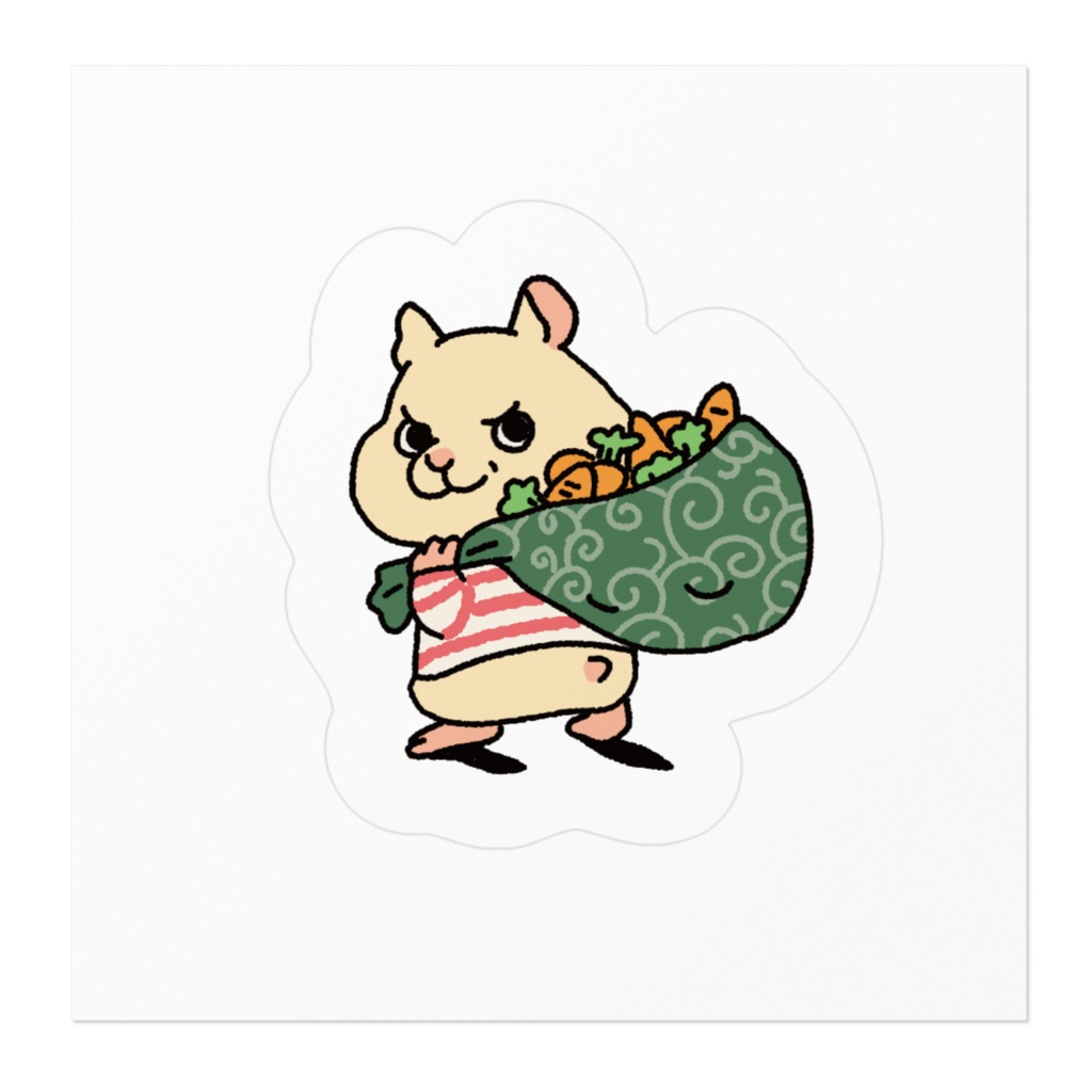 おやさいどろぼうステッカー