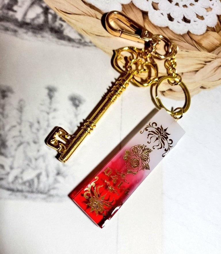 担当執事の絵札キーホルダー