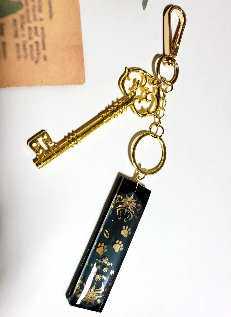 担当執事の絵札キーホルダー