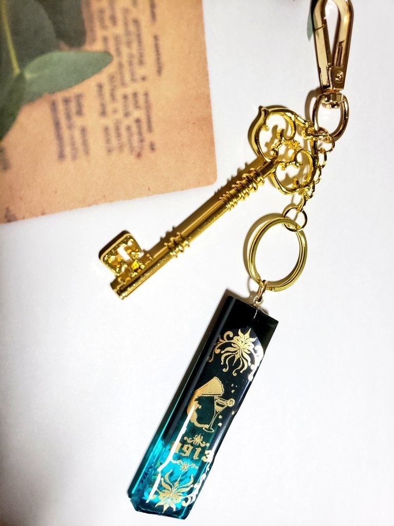 担当執事の絵札キーホルダー