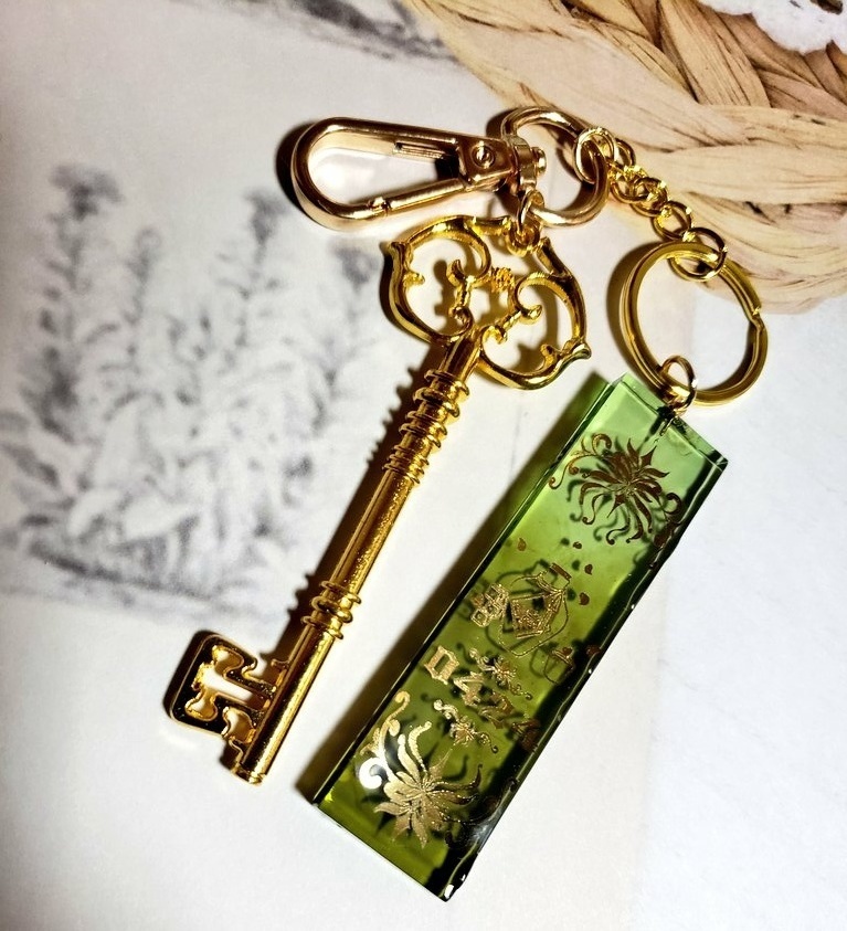 担当執事の絵札キーホルダー