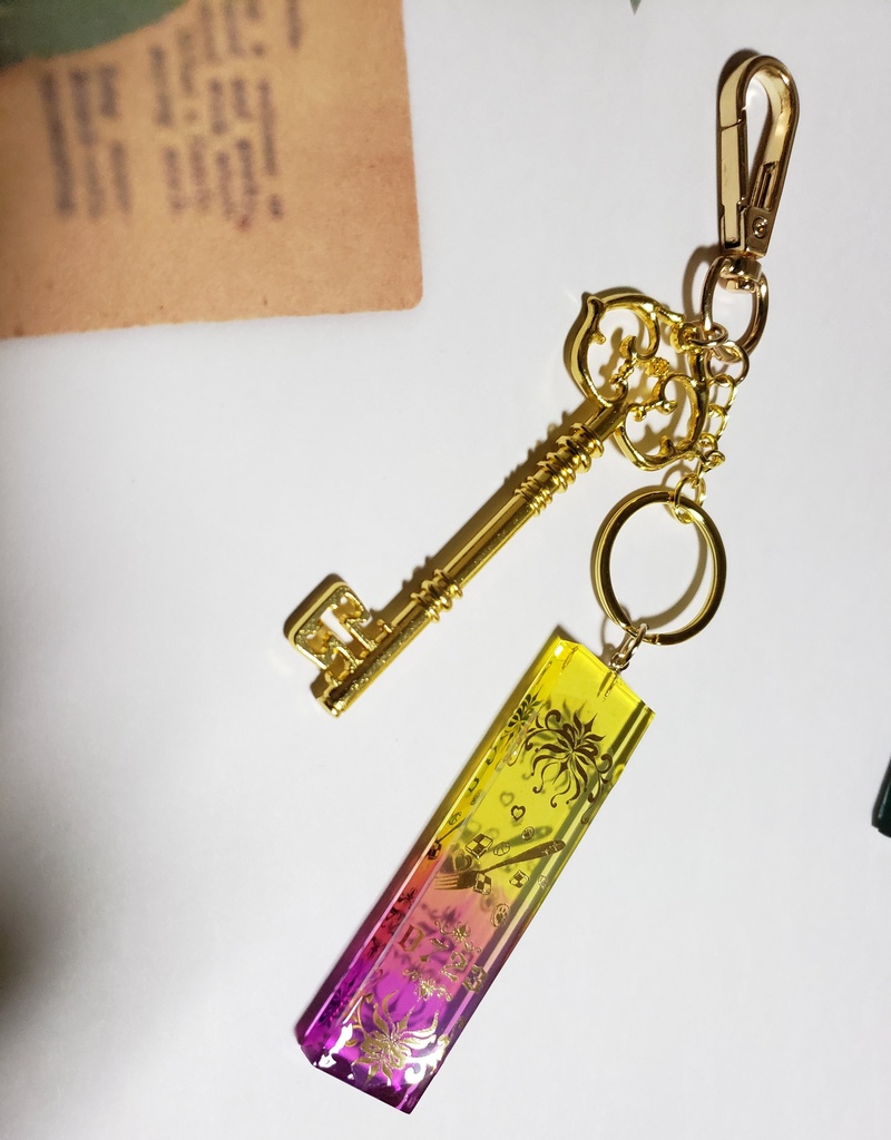 担当執事の絵札キーホルダー