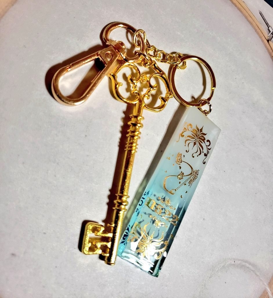 担当執事の絵札キーホルダー