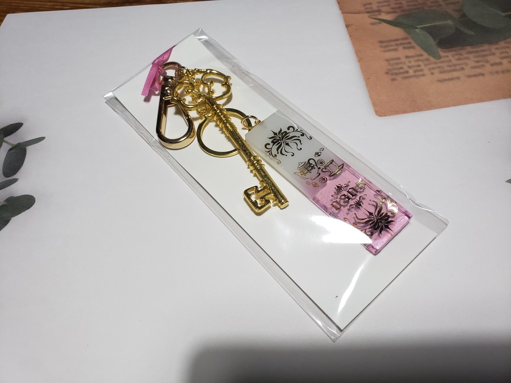 担当執事の絵札キーホルダー