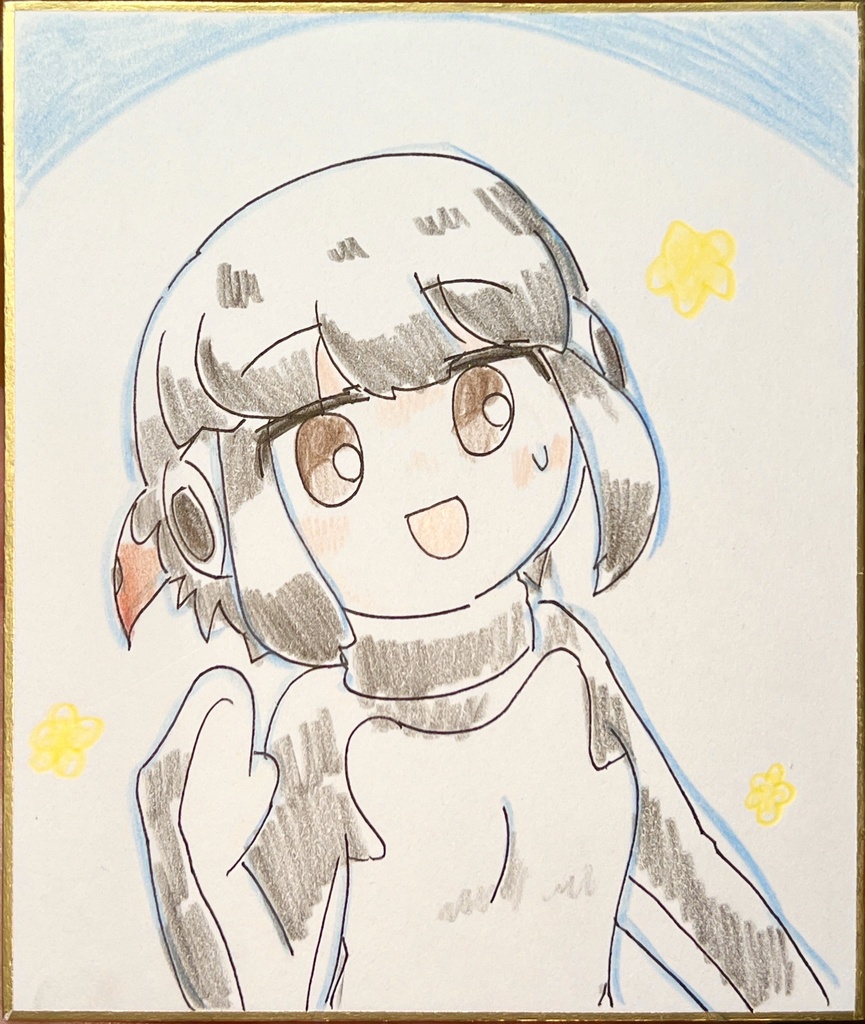 アデリーペンギン　けものフレンズ色紙