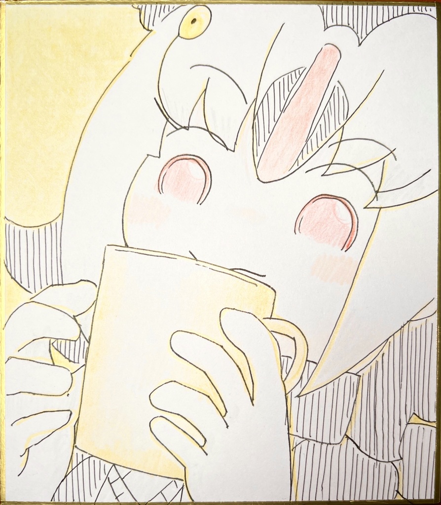 パフィン　けものフレンズ色紙