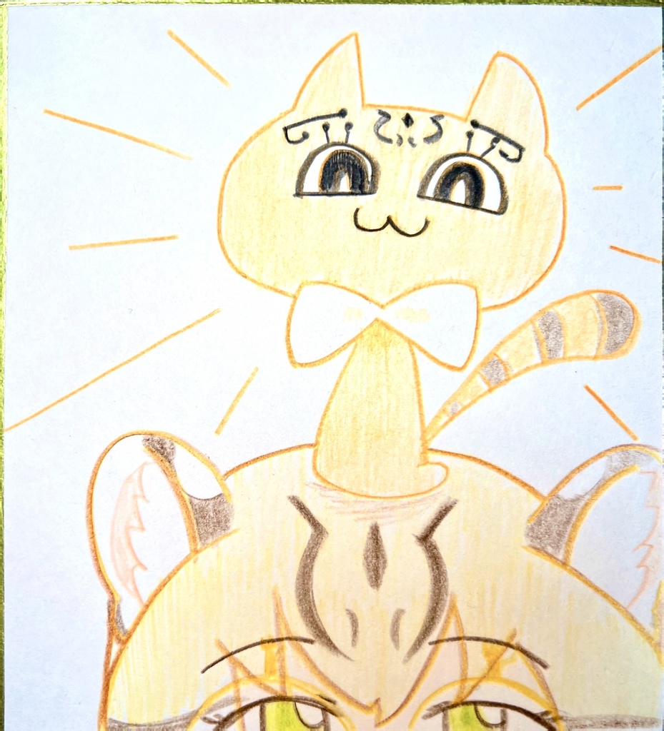 ジョフロイネコ（けもV）　けものフレンズ色紙