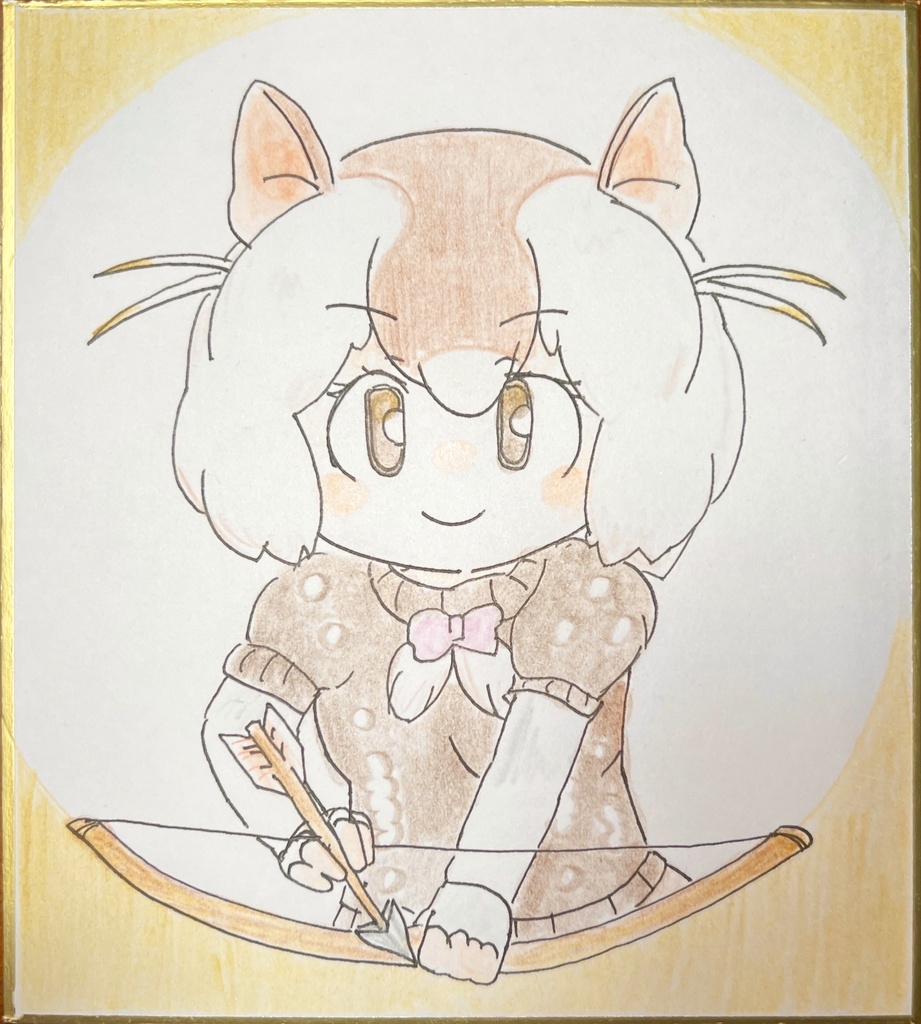 パカ　けものフレンズ色紙