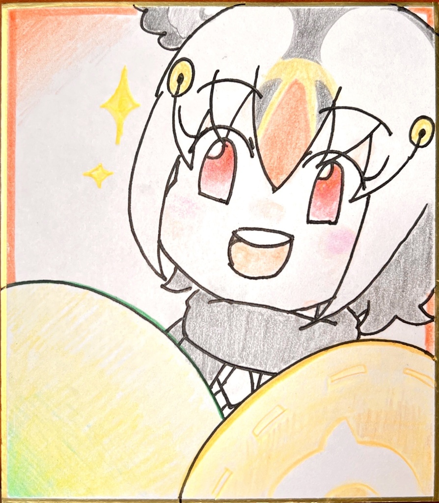 パフィン　けものフレンズ色紙